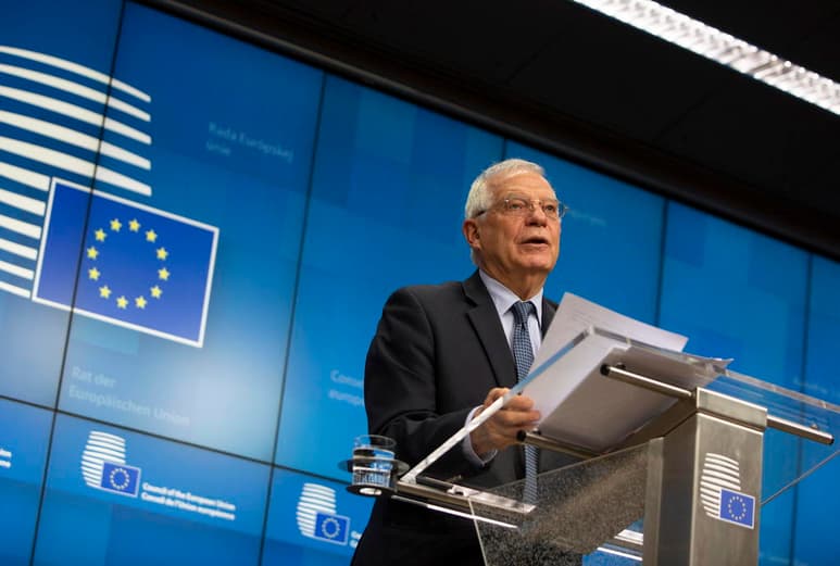 El secretario de Estado de EUA, Mike Pompeo, aceptó este viernes la propuesta del alto represente de la Unión Europea para la Política Exterior, Josep Borrell (foto), de iniciar un diálogo específico sobre China, que consideró una 'grave amenaza' para las democracias y ciudadanos occidentales. (ARCHIVO)