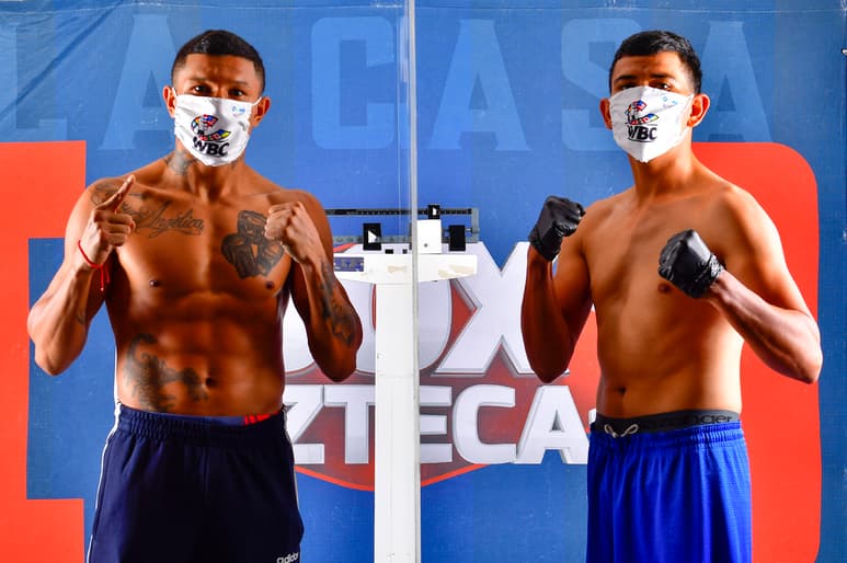 Miguel 'Alacrán' Berchelt (i) es amplio favorito para derrotar a Eleazar Valenzuela.