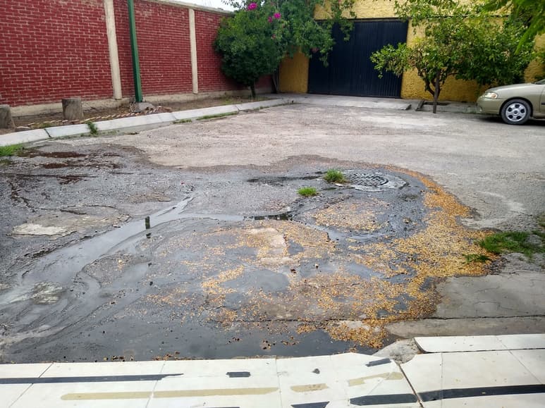 Los habitantes del fraccionamientos señalan que esta problemática tiene varios años.
