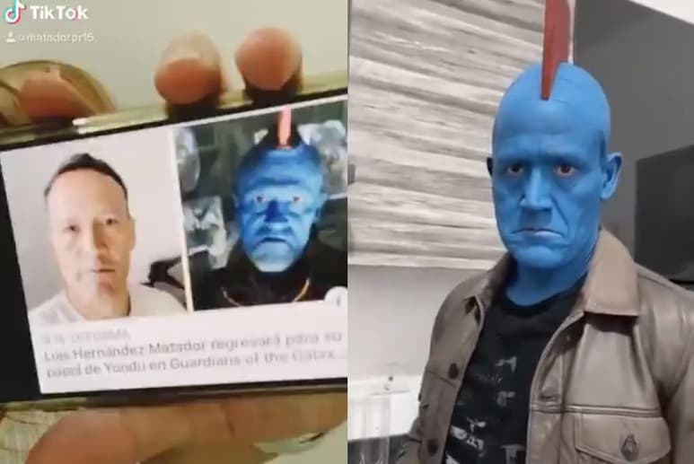 Aprovecha de su 'parecido' con el personaje de Marvel para triunfar en redes sociales (CAPTURA)