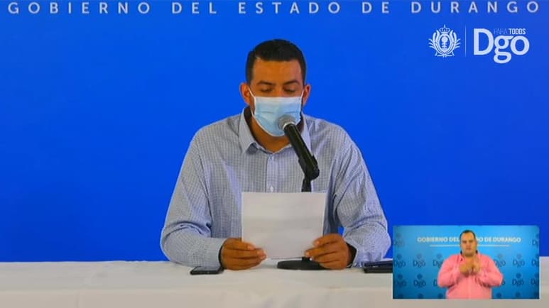 Las autoridades de Salud del estado de Durango, presentaron como cada día la actualización sobre casos de COVID-19, enfermedad causada por el coronavirus SARS-CoV-2. (ESPECIAL)