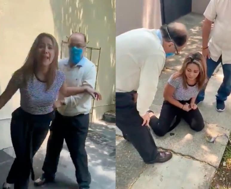 El Gobierno del Estado de México informó sobre la revocación de quien fungía como titular de la Notaría 102, Horacio Aguilar Álvarez de Alba, quien en el mes de mayo fue exhibido a través de las redes sociales en un video donde se le observó agrediendo a su exesposa. (ESPECIAL)