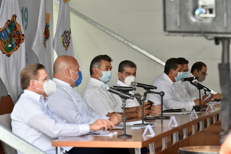 Tras difundirse el contagio por COVID-19 del gobernador de Tamaulipas, Miguel Riquelme reveló que ha dado negativo al virus. (ARCHIVO)
