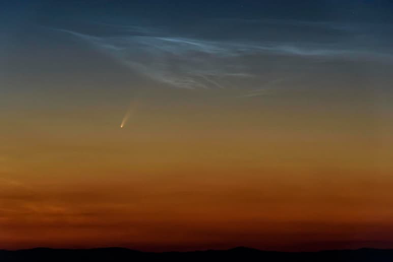 desde hace unos días y hasta las próximas semanas, el cometa Neowise será perceptible. (ARCHIVO)