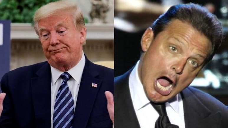Así como utilizaron una melodía de The Rolling Stones para incluirla, sin consentimiento en la reelección de Donald Trump, ahora el equipo del mandatario ocupó el sencillo La Incondicional de Luis Miguel, para atacar a su opositor en campaña, Joe Biden. (ESPECIAL)