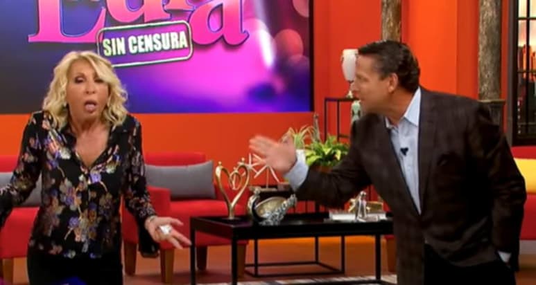 Revelan video de pelea entre Alfredo Adame y Laura Bozzo en programa.