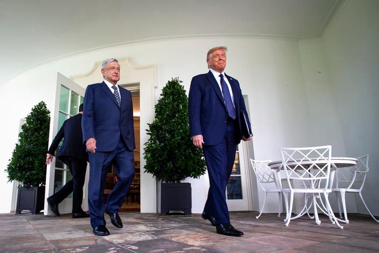 El presidente de Estados Unidos, Donald Trump, defendió este miércoles la alianza con México, a cuyo mandatario, Andrés Manuel López Obrador, calificó de una 'gran persona'. (ARCHIVO)