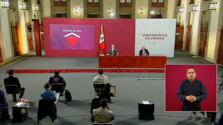 Las autoridades federales de Salud ofrecieron, como cada día, una conferencia de prensa para informar a la población sobre la pandemia de la enfermedad COVID-19, causada por el coronavirus SARS-CoV-2, en México. (ESPECIAL)
