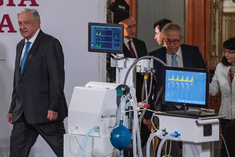 La directora del Conacyt indicó que para la creación de estos dos ventiladores se destinaron 259 millones 891 mil 592 pesos de dinero público. (EL UNIVERSAL)