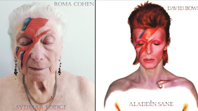 Michael Jackson, Madonna, Blink 182, Adele y otros fueron los discos seleccionados para la sesión fotográfica, en la que participaron la mayoría de los residentes e incluso el equipo de cuidado. (CAPTURA)