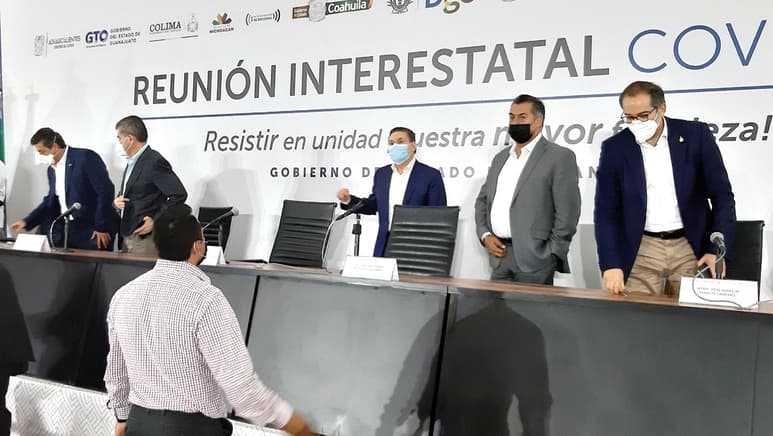 Un total de 11 gobernadores forma parte ya de las reuniones interestatales COVID-19. (EL SIGLO DE TORREÓN)