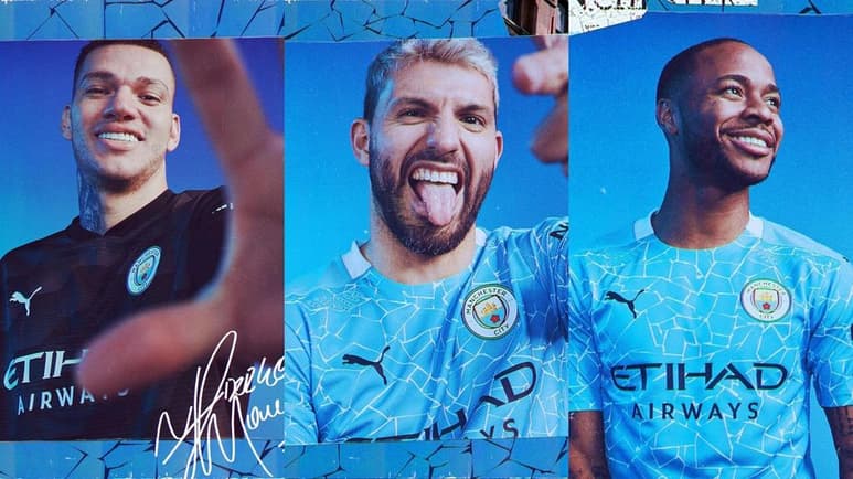Manchester City lanzó un nuevo diseño de su uniforme. (ESPECIAL)