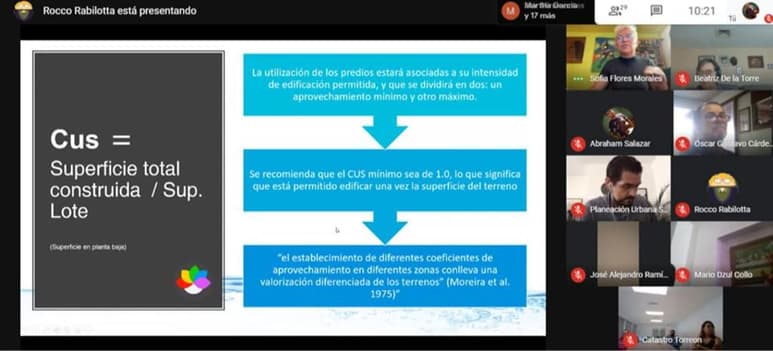 El Instituto Municipal de Planeación y Competitividad de Torreón (Implan) presentó la videoconferencia “El Catastro y la Valuación Catastral” impartida por Sofía Flores Morales y Rocco Rabilotta, especialistas en Sistemas de Información Urbana. (ARCHIVO)