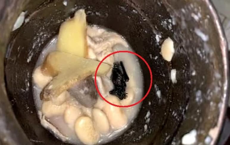 La empresa que distribuye los ingredientes congelados de la sopa, se ofreció a pagar una compensación a la familia por lo ocurrido (CAPTURA)