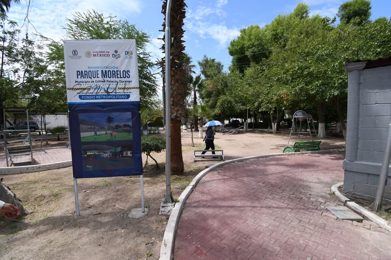 Son diversas acciones las que quieren realizar en el Parque Morelos de Gómez Palacio.