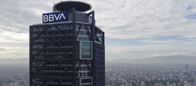 BBVA México, el mayor banco del país, mantuvo su pronóstico de la caída económica para 2020 que se sitúa en un rango de entre el -9 % y el -12 %.
(ARCHIVO)