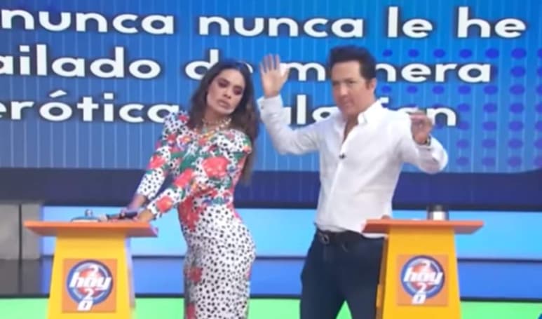 Galilea Montijo reveló que algunos de sus compañeros de trabajo se le han acercado de más, algo así como 'arrimones', y ella simplemente lo toma como un juego. (ESPECIAL)