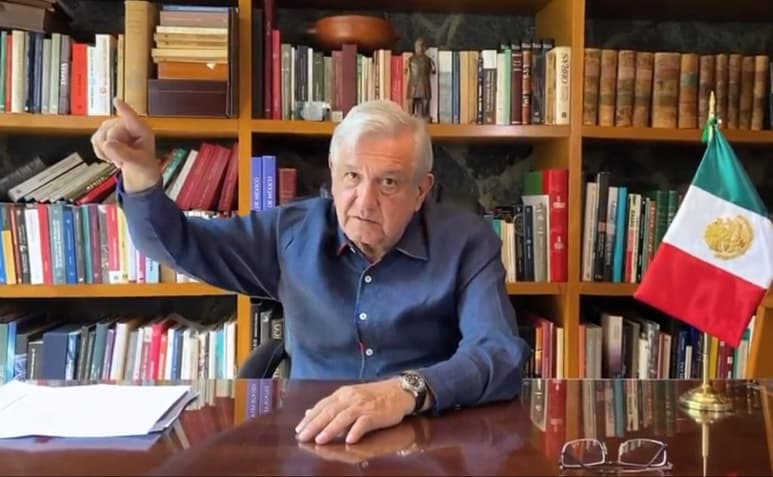 Mediante un video en su redes sociales, el presidente Andrés Manuel López Obrador, dio a conocer la situación económica de México durante la pandemia de COVID-19. (ESPECIAL)