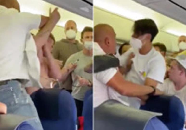 Los sujetos fueron arrestados en cuanto aterrizó el avión. (INTERNET)