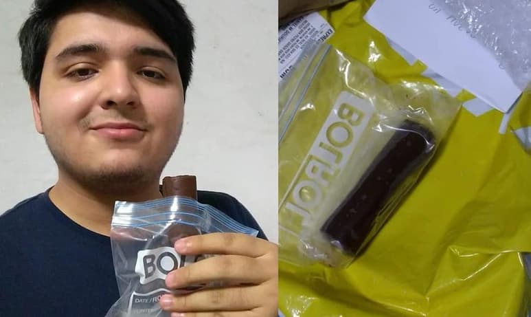 Meses después de reportar el problema que tenía con el producto que había comprado, una persona de otro estado lo contactó para enviarle el chocorrol que le hacía falta (CAPTURA)