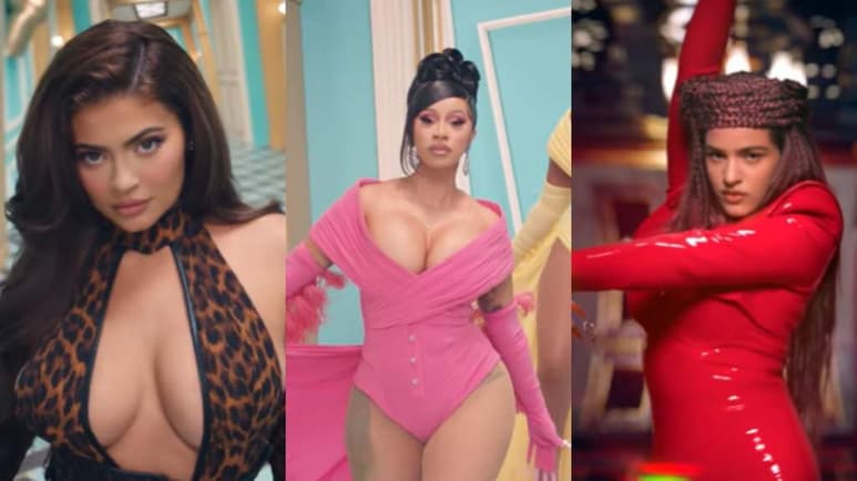 Cardi B y Megan Thee Stallion sorprendieron este viernes con el lanzamiento de WAP, un nuevo tema que se acompañó de un videoclip musical que cuenta con las participaciones de Rosalía y Kylie Jenner. (ESPECIAL)