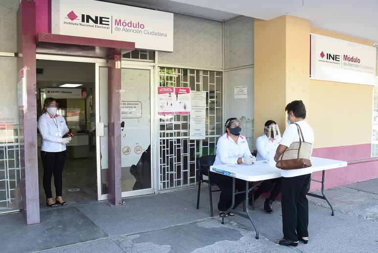 Desde el pasado lunes 3 de agosto se reabrieron los módulos del Instituto Nacional Electoral. (EL SIGLO DE TORREÓN)