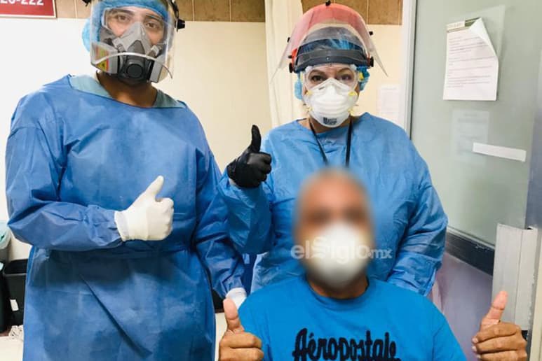 Paciente vence la batalla contra el COVID-19 que durante 10 días mantuvo intubado para que sus pulmones no sufrieran un daño mayor y comprometiera el funcionamiento de otras funciones de su cuerpo. Ya fue dado de alta y vive para contarlo. (ARCHIVO)