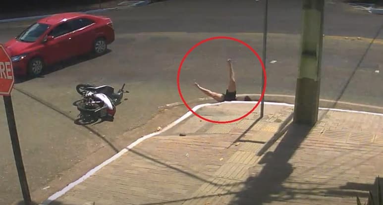 El accidente se viralizó en redes sociales debido a sus imágenes (CAPTURA)
