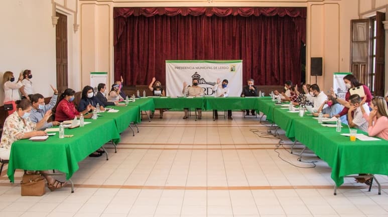 Se analizaron las intervenciones de los regidores del Cabildo de Lerdo en 36 sesiones y destaca que algunos no participaron ni una vez.