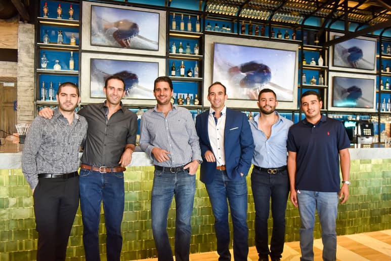 Socios Fredy Bitar, Paco Campa, Franco Borboglio, Mauricio Campa, Jesús y Jorge Zarzosa. Erick Sotomayor Fotografía.