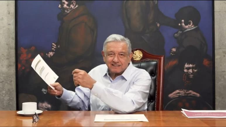 El presidente Andrés Manuel López Obrador compartió su mensaje dominicial donde abordó la pandemia, la recuperación económica y el regreso a clases. (ESPECIAL)