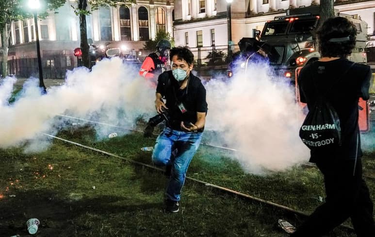 El presidente de Estados Unidos, Donald Trump, anunció este miércoles que enviará agentes federales y a la Guardia Nacional a Kenosha (Wisconsin) para sofocar las protestas raciales, que en las últimas horas han dejado dos muertos. (EFE)