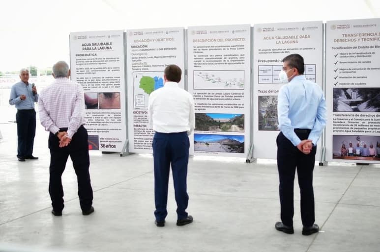 El proyecto Agua Saludable Para La Laguna consiste en utilizar el agua de las presas para abastecimiento de agua potable de la región. (ESPECIAL)