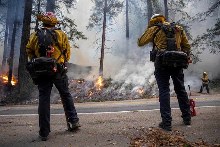Los bomberos volvieron a lograr esta madrugada importantes avances contra los múltiples incendios que permanecen activos en California (EUA), dos de los cuales están contenidos ya en más de un 30 %, aunque dos personas siguen desaparecidas. (ARCHIVO)