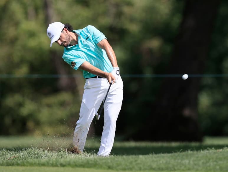 Abraham Ancer tuvo un buen desempeño durante la primera ronda. 'El Turco' jugó para par de campo y se ubica en el cuarto lugar. (EFE)