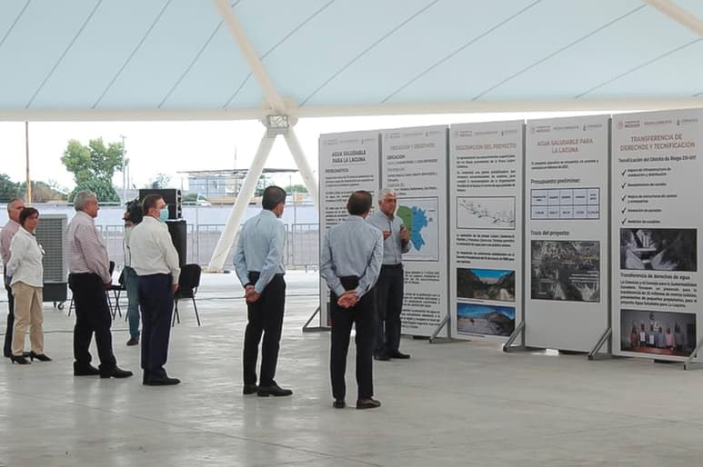 Ejidatarios no fueron representados en la visita presidencial, en el marco del anuncio de Agua Saludable para La Laguna, proyecto que afectará su labor. (EL SIGLO DE TORREÓN)