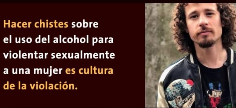 En la ficha del MMyT explica que los chistes sobre alcoholizar a mujeres para tener sexo forman parte de la cultura de violación. El recinto destacó lo difícil que es combatir ésta cultura, cuando aún muchos hombres piensan que es una broma. (Twitter)