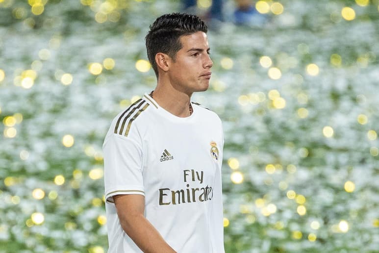 James Rodríguez ya está en Liverpool y se espera que en las próximas horas tanto el club británico como el Real Madrid hagan oficial el traspaso. (ARCHIVO)