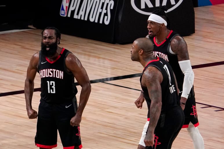 Los Rockets de Houston se metieron a las semifinales del Oeste tras vencer 104-102 al Thunder. (AP)