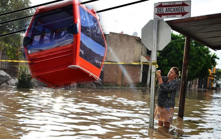 Pese a los inconvenientes que ha generado la lluvia en diferentes sectores de la región, esto no impidió a los laguneros reaccionar con memes ante el clima (CAPTURA)