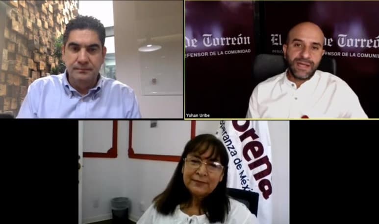 Hortencia Sánchez y Jesús de León coinciden en importancia de estos comicios para la renovación del Congreso. (EL SIGLO DE TORREÓN)