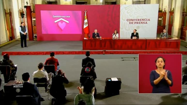 Las autoridades federales de Salud ofrecieron la conferencia de prensa diaria para informar a la población sobre la pandemia de la enfermedad COVID-19, causada por el coronavirus SARS-CoV-2, en México. (ESPECIAL)