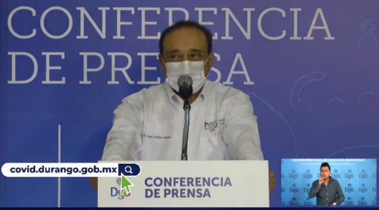 Este viernes la Secretaría de Salud de Durango dio a conocer su reporte diario de decesos y contagios por COVID-19 en la entidad. (ARCHIVO)