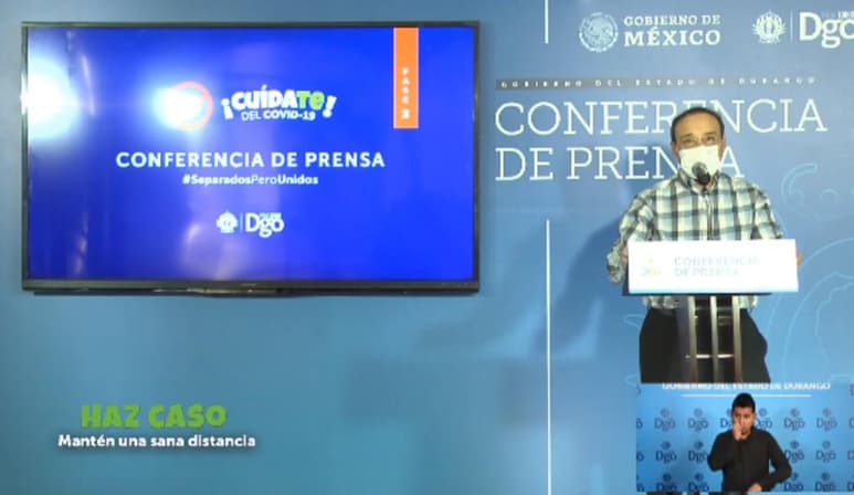 Este sábado la Secretaría de Salud de Durango dio a conocer su reporte diario de decesos y contagios por COVID-19 en la entidad. (ARCHIVO)
