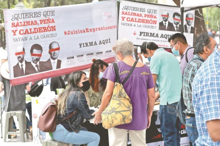 La senadora Citlalli Hernández, quien participa en las labores de coordinación de la campaña, dijo que hasta el último conteo se habían recabado un millón de firmas. Esto quiere decir que la iniciativa ciudadana tenía un avance de 55%.
