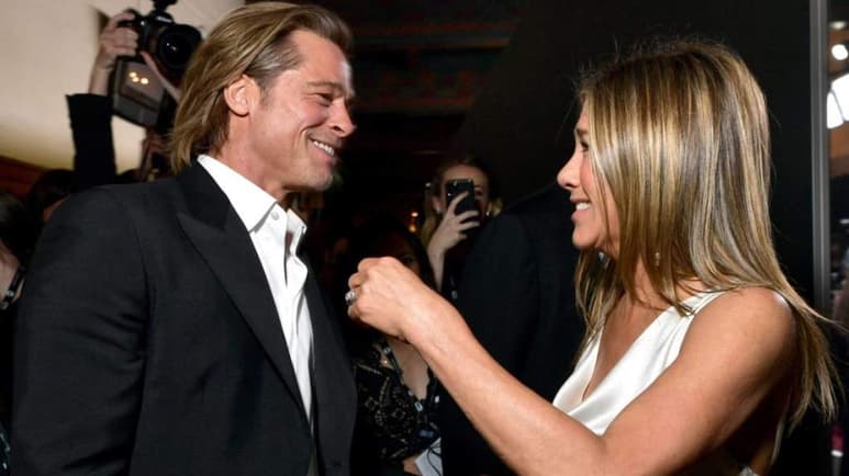 Jennifer Aniston y Brad Pitt volvieron a verse las caras luego de su última aparición juntos en enero en los Screen Actors Guild Awards. (ESPECIAL)