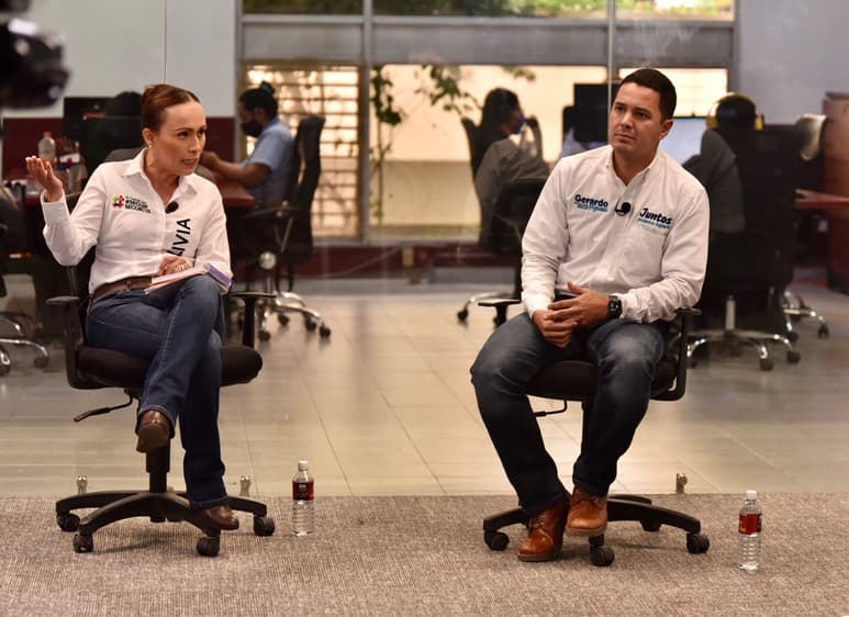 Olivia Martínez, del PRI, y Gerardo Aguado, del PAN, son candidatos a diputados por el Distrito 08. (EL SIGLO DE TORREÓN)