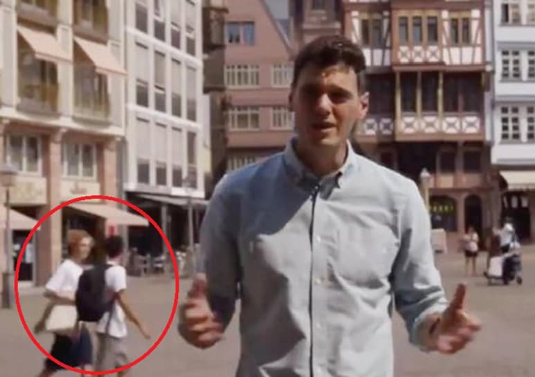 El reportero no se dio cuenta sino hasta que editó la pieza. (INTERNET)