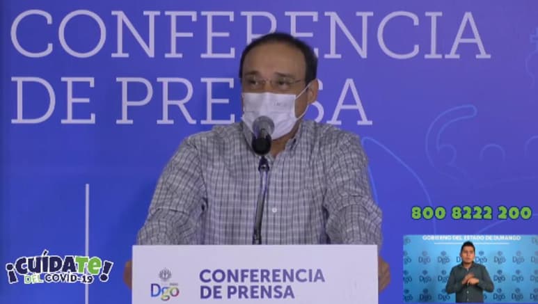 Este martes la Secretaría de Salud de Durango dio a conocer su reporte diario de decesos y contagios por COVID-19 en la entidad. (ESPECIAL)