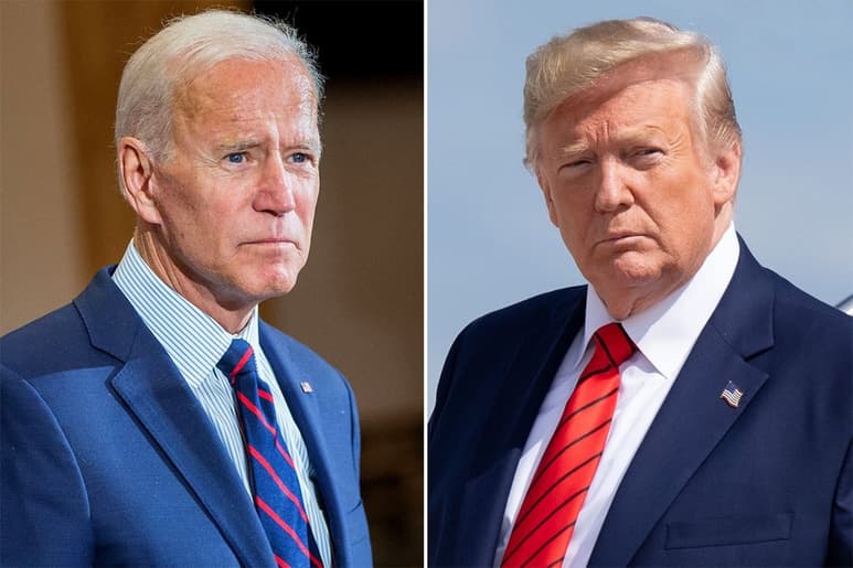 El presidente de Estados Unidos, Donald Trump (d), y el candidato demócrata Joe Biden (i) están empatados en Florida.